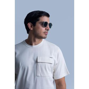 Polera Oversize Manga Corta Cuello Redondo Hombre Hummer