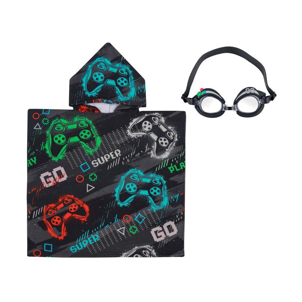 Toalla Playa Infantil + Lentes de Agua Casaideal Kids Gogo / 60 X 120 Cm image number 3.0