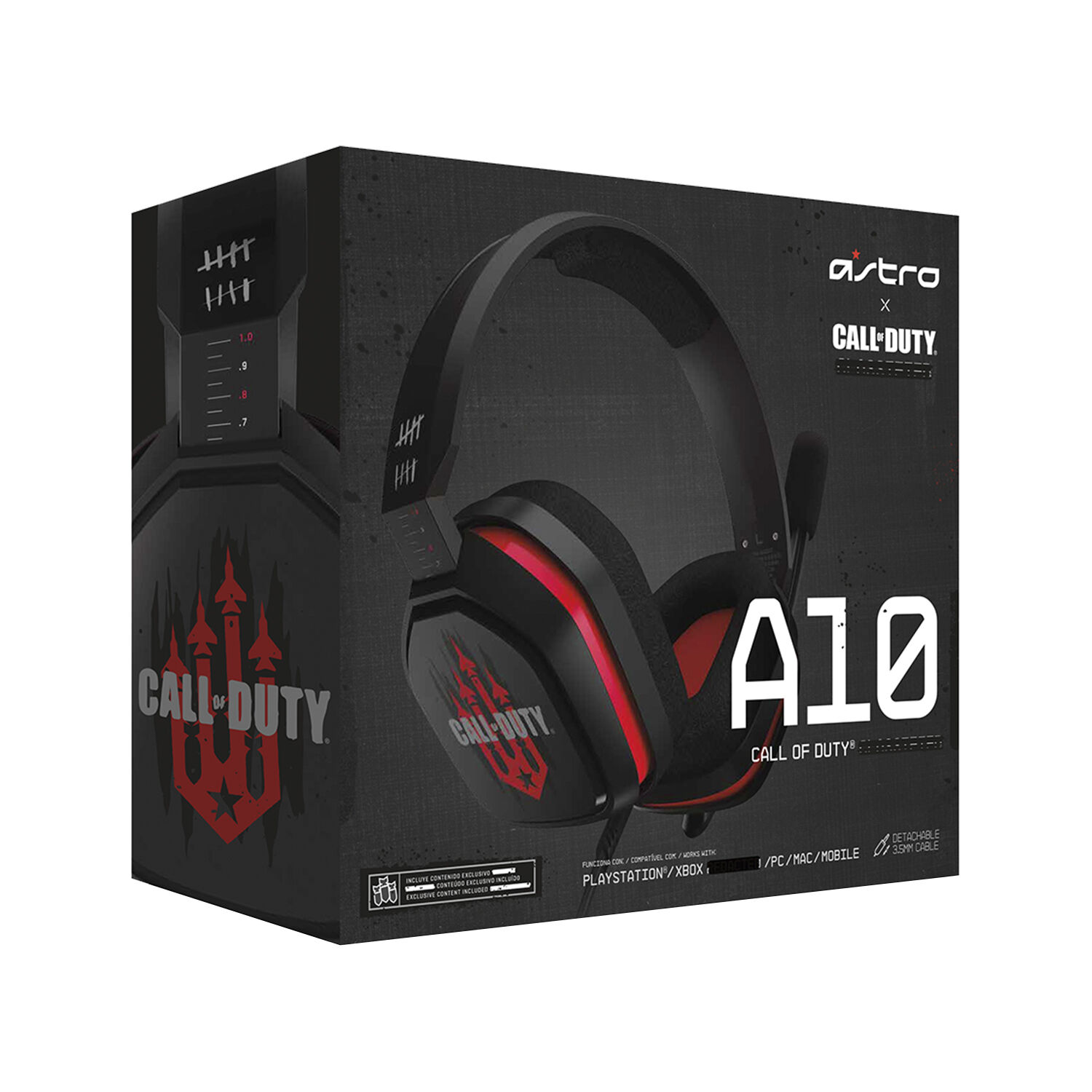 Aud&iacute;fonos Gamer Logitech A10 Call Of Duty image number 1.0