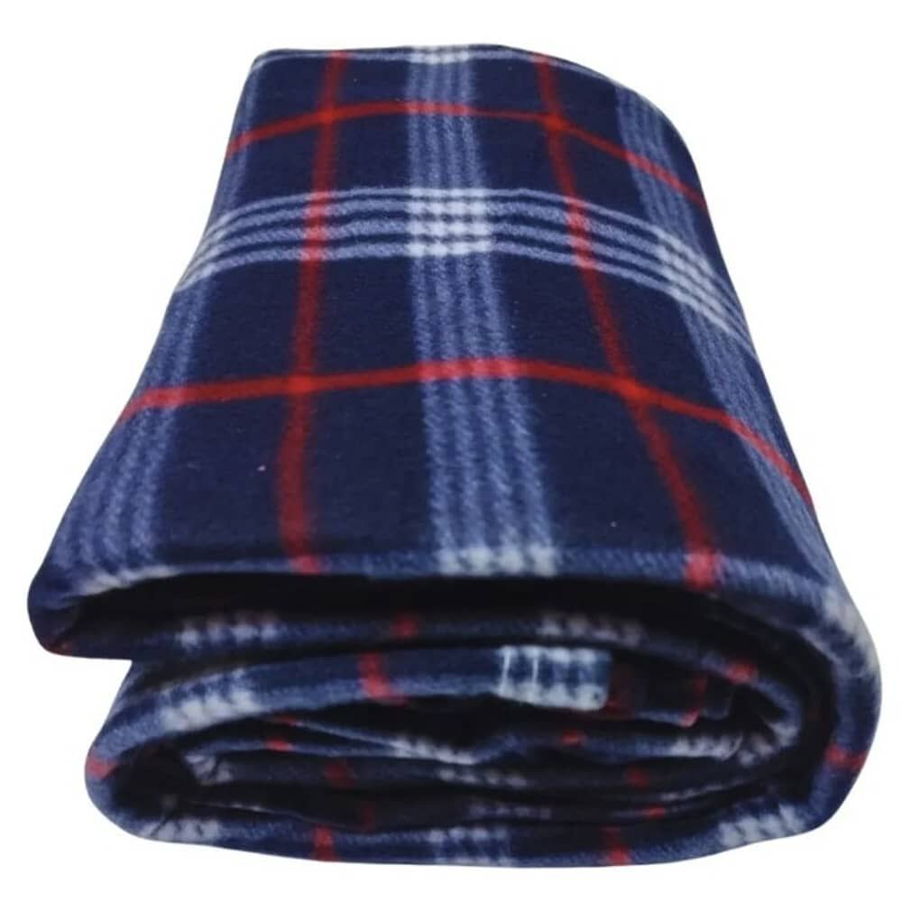 Frazada De Polar 2plazas 200x230cm Manta Estampada. Azul image number 2.0