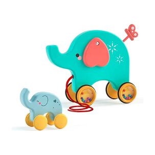 Juguete Did&aacute;ctico De Arrastre Para Bebe Carrito De Animales