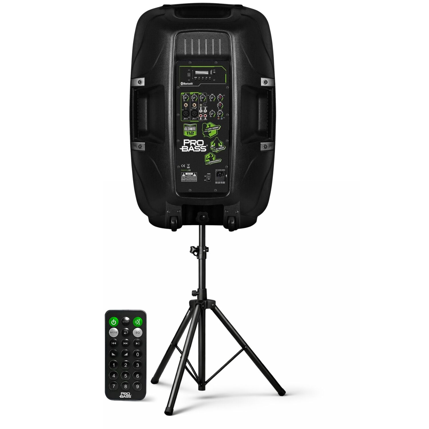 Parlante Activo Probass 12" 100w Rms Con Bluetooth Tws+atril image number 5.0