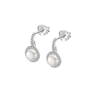 Aros Lp3480-4/1 Lotus Silver Mujer Pearls