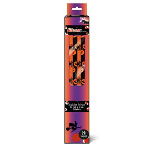 Bombilla Papel Halloween 12 Unidades