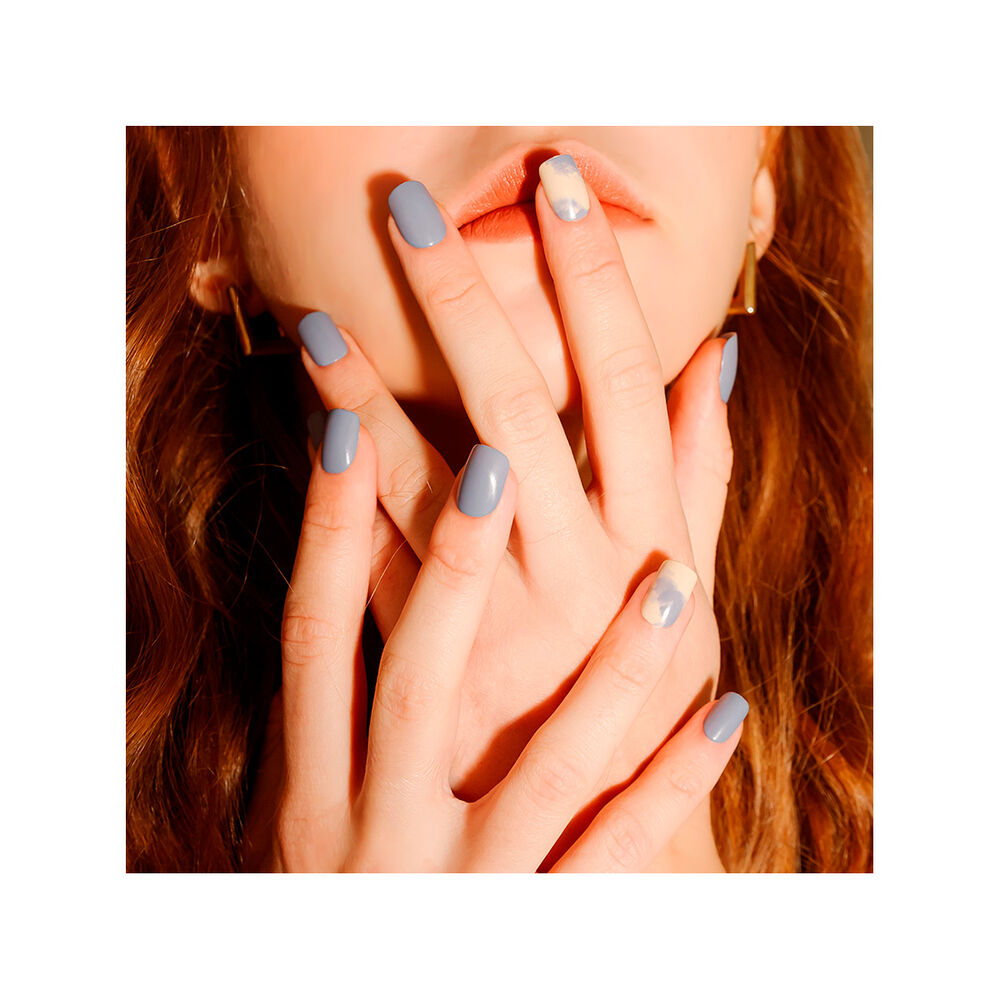 Muzmak - Uñas Press On Pale Marble Regular Square 36 U. image number 2.0