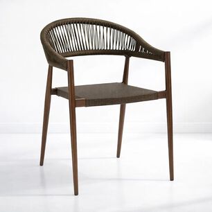 Silla De Terraza Douce - Aluminio Y Rattan