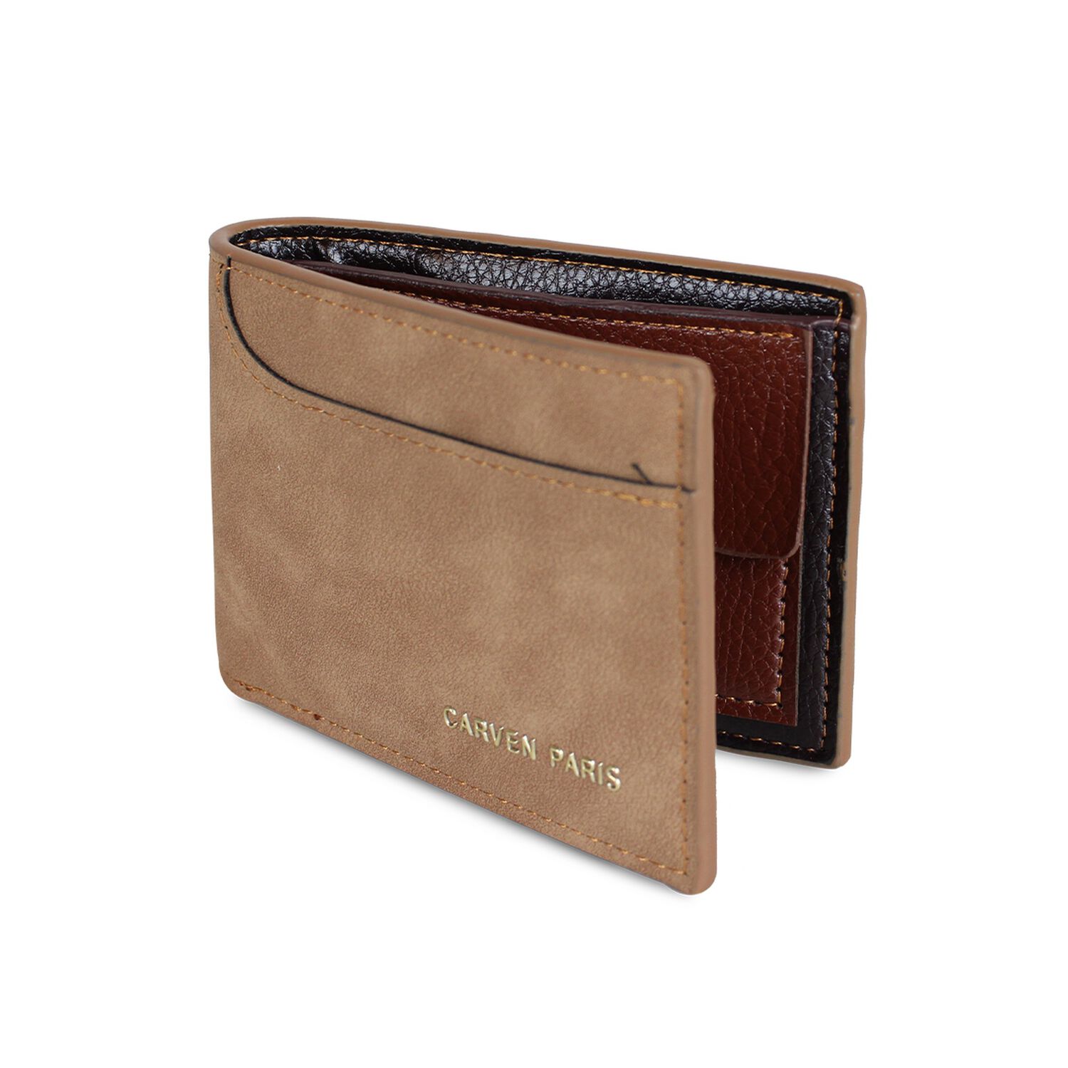 Billetera De Hombre Le&oacute;n Caf&eacute; Carven Paris image number 1.0