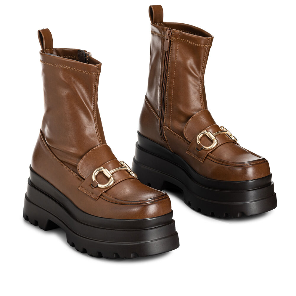 Botin Camel Casual Mujer Weide Czy578 image number 4.0