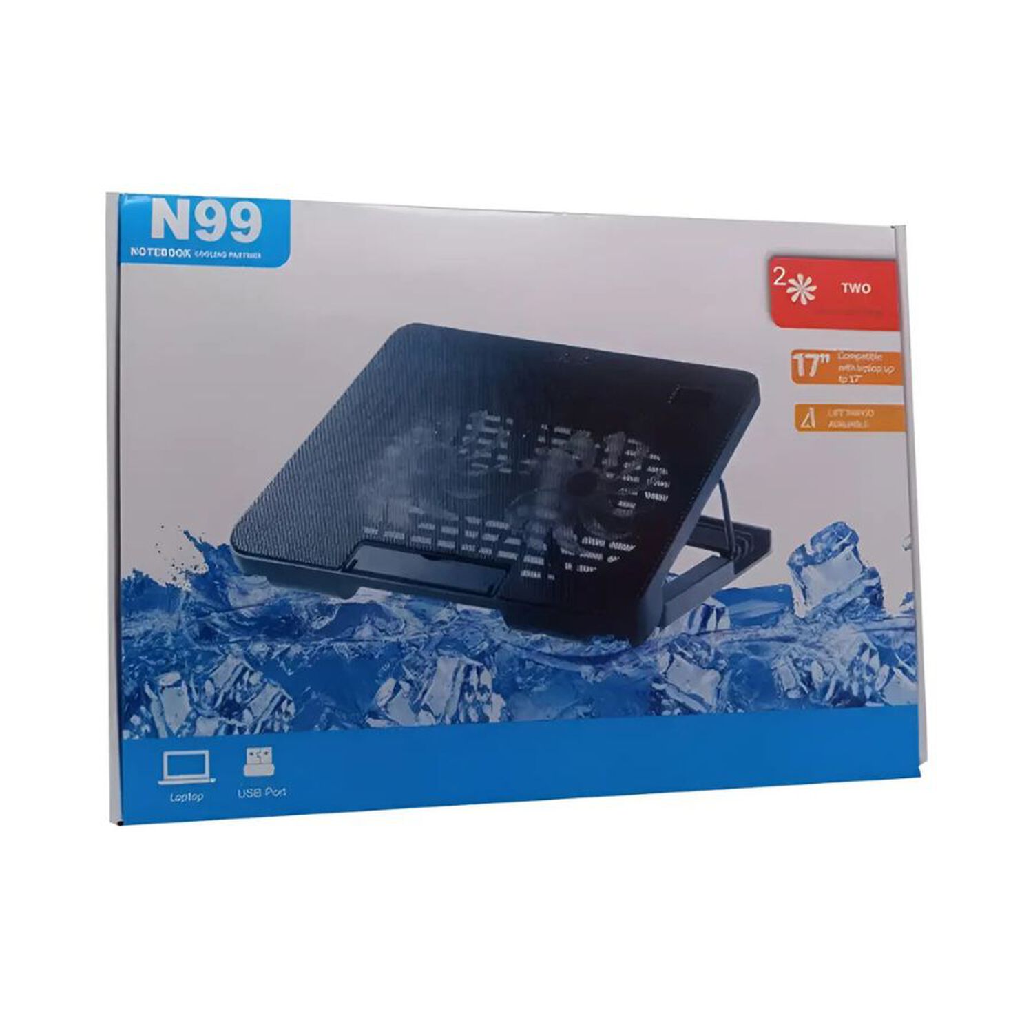 Base Refrigerante Notebook N99 Ventilador Luces Led 17 image number 4.0