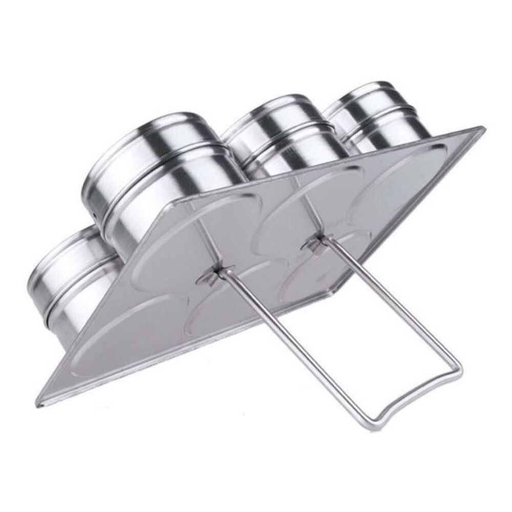 Organizador Especias Magnético 6 Piezas Acero Inoxidable image number 3.0