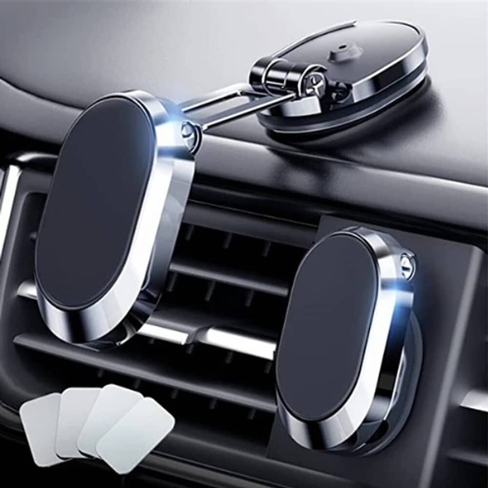 Soporte Porta Celular Magn&eacute;tico 360 Auto Universal Plegable image number 2.0
