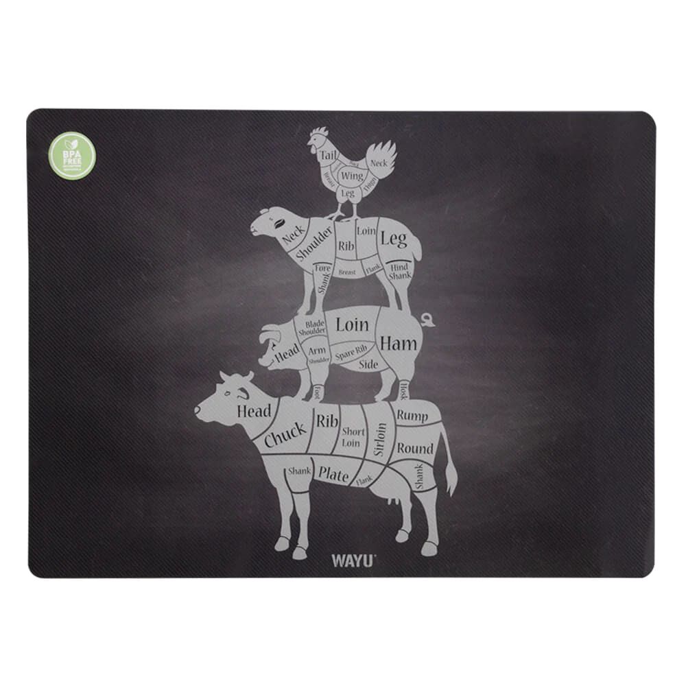 Individual Diseño Animales 40x30cm Cocina Mantel Sobremesa Wayu image number 4.0