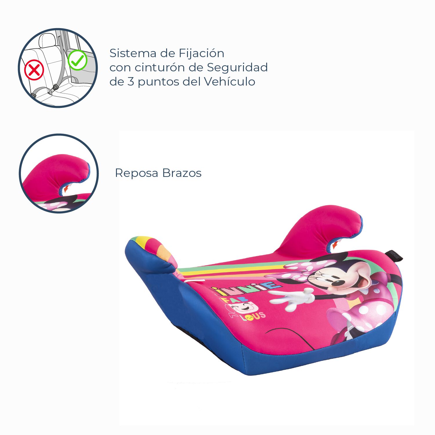 Alzador Para Auto Minnie Disney image number 3.0