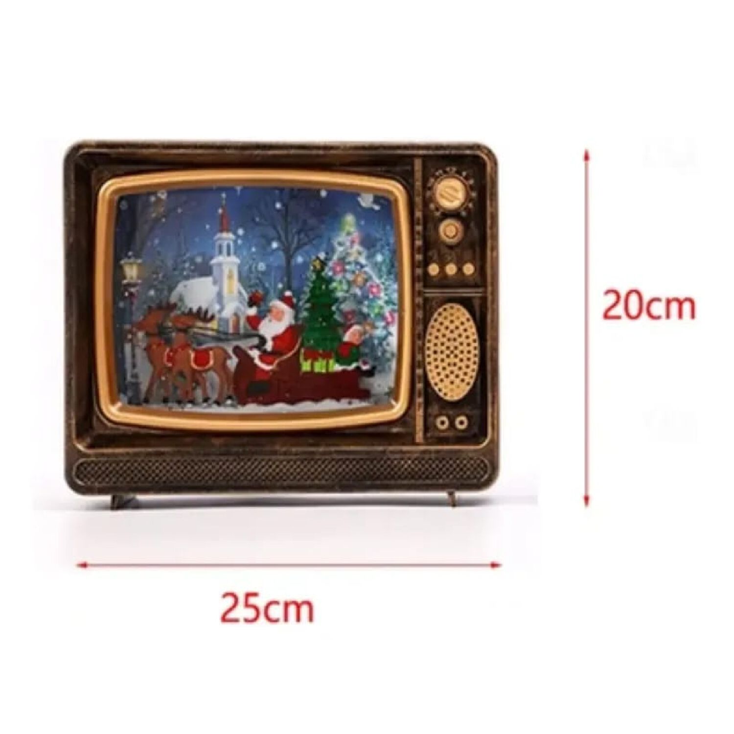 Televisor Led Navide&ntilde;o Decorativo. image number 2.0