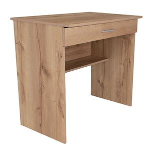 Escritorio 1 Cajon 80x73,6x49,8 Cm Café Claro