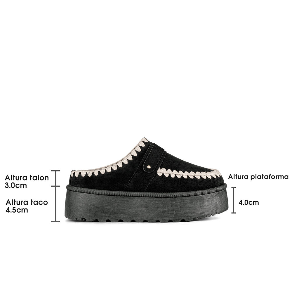 Zueco Tipo Pantufla Casual Mujer Moda Comodo Weide Sl28 image number 6.0