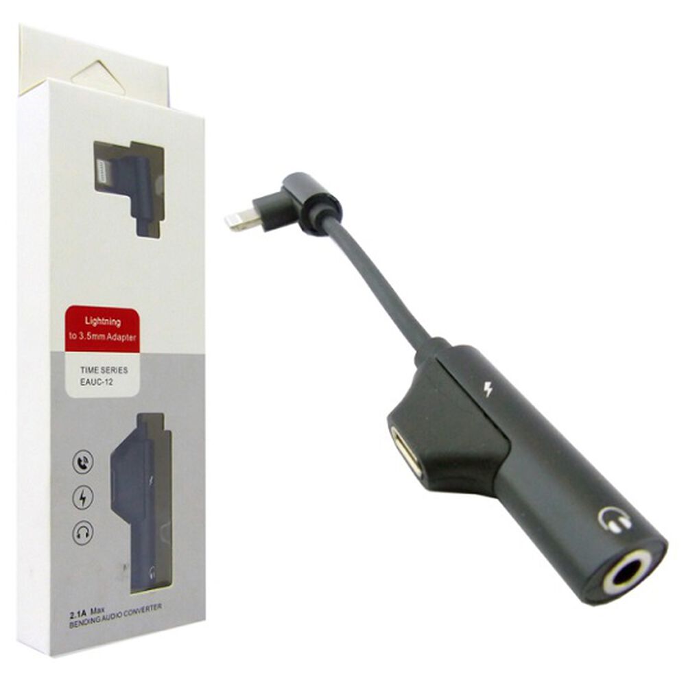 Adaptador Lightning Audio 3.5mm Y Carga 2.1a image number 1.0