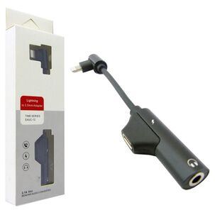 Adaptador Lightning Audio 3.5mm Y Carga 2.1a