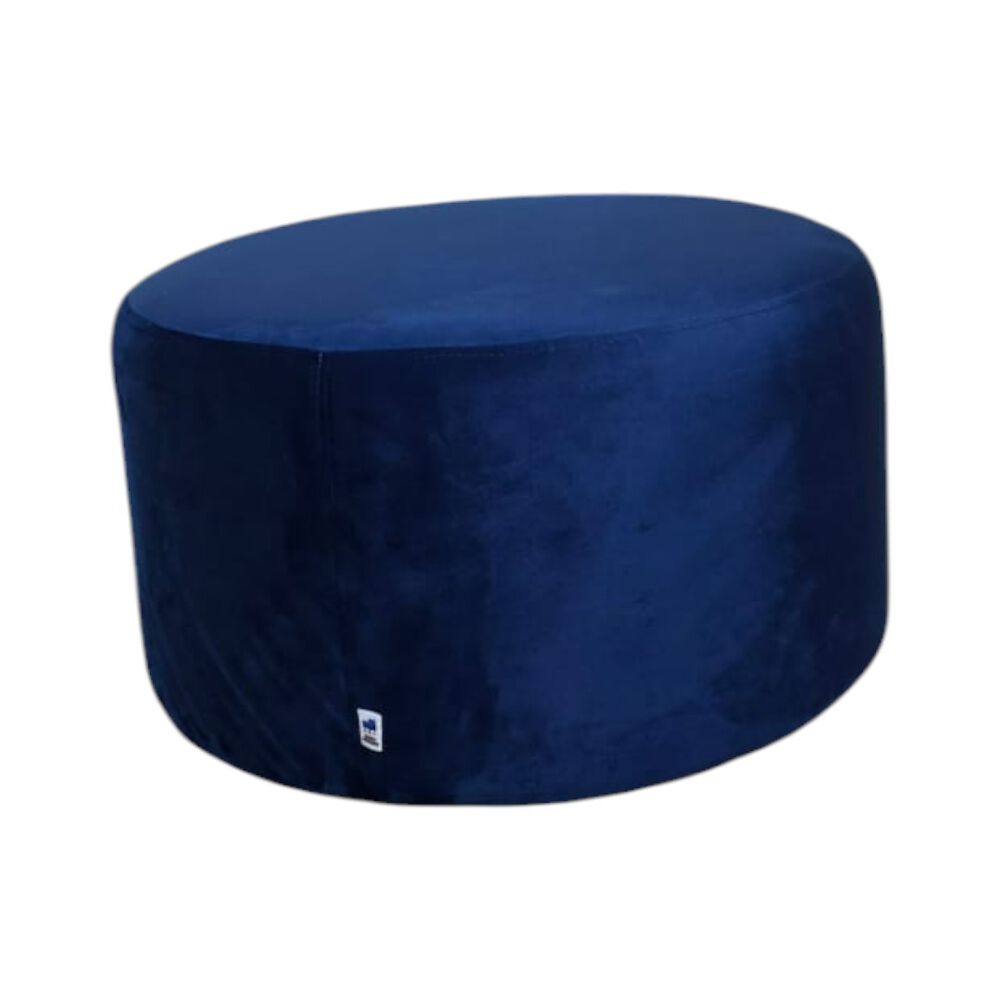 Pouf Grande Felpa Azul Marino image number 2.0