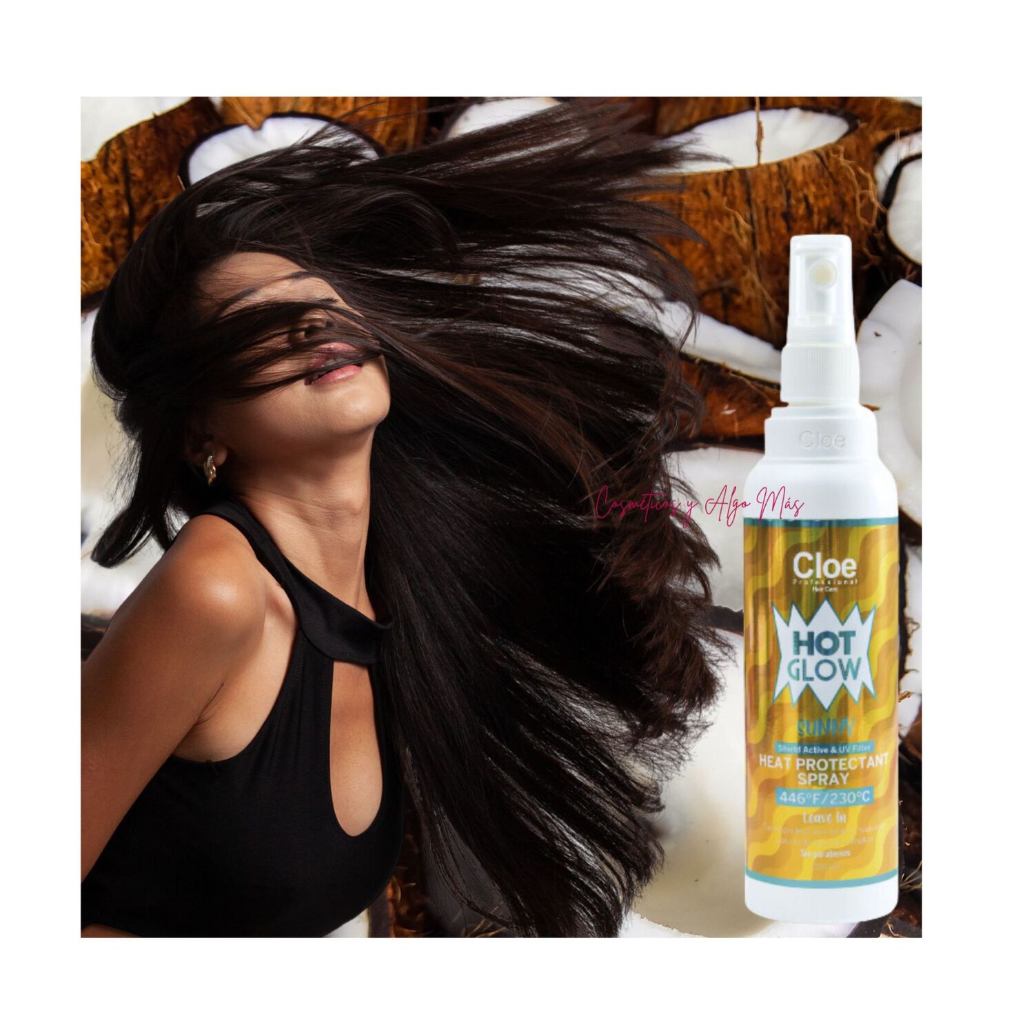 Protectror T&eacute;rmico Hot Glow Sunny 250 Ml Cloe image number 0.0