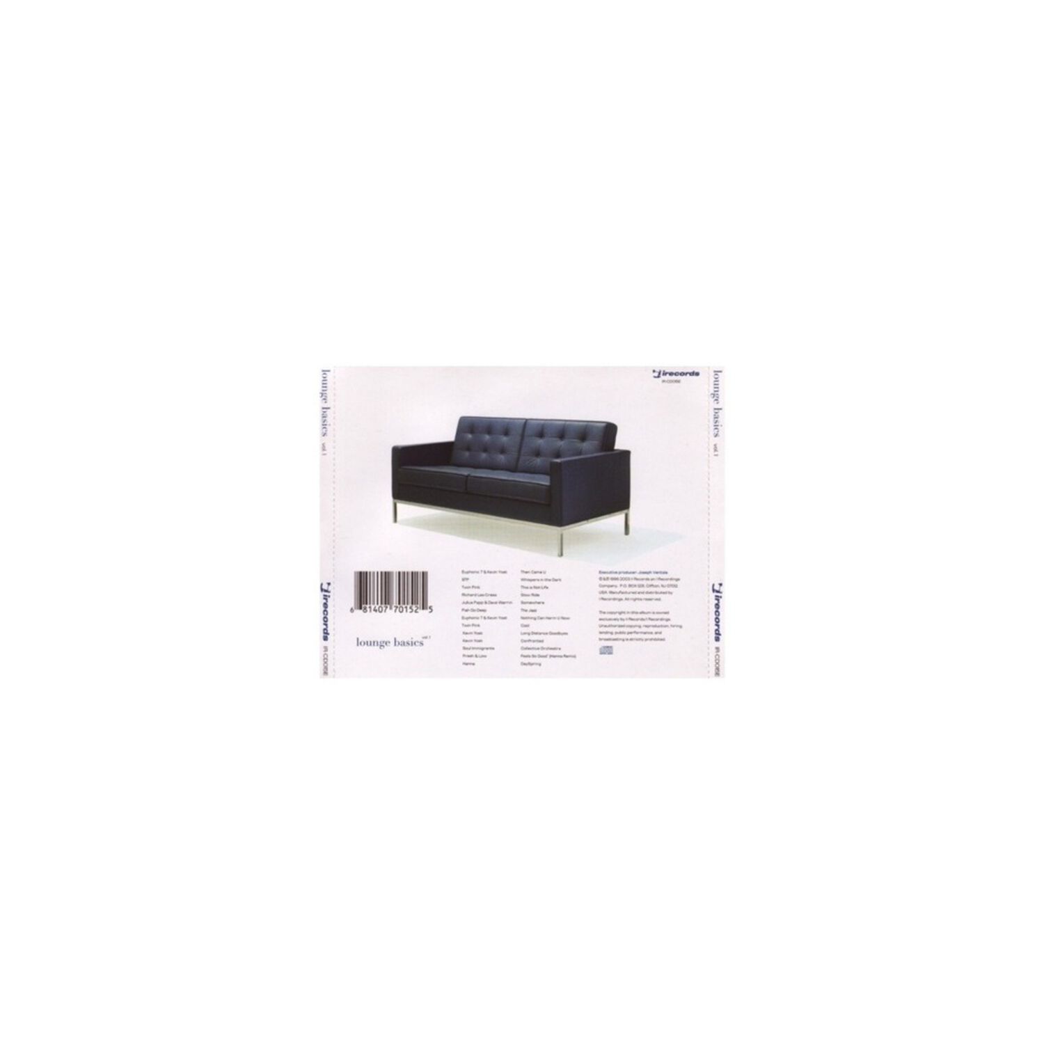 Lounge Basics - Lounge Basics Vol.1 | Cd image number 1.0