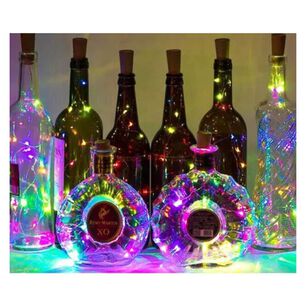 Luces Corcho Hada Alambre 10 Led Decoracion Multicolor