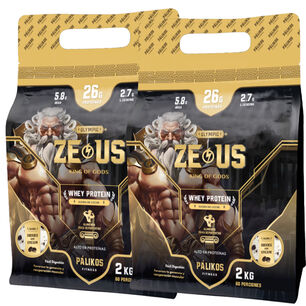 Pack Doble De Prote&iacute;na 4kg 100% Whey Protein - 2 X Doypack De 2kg(2 Cookies And Creams)