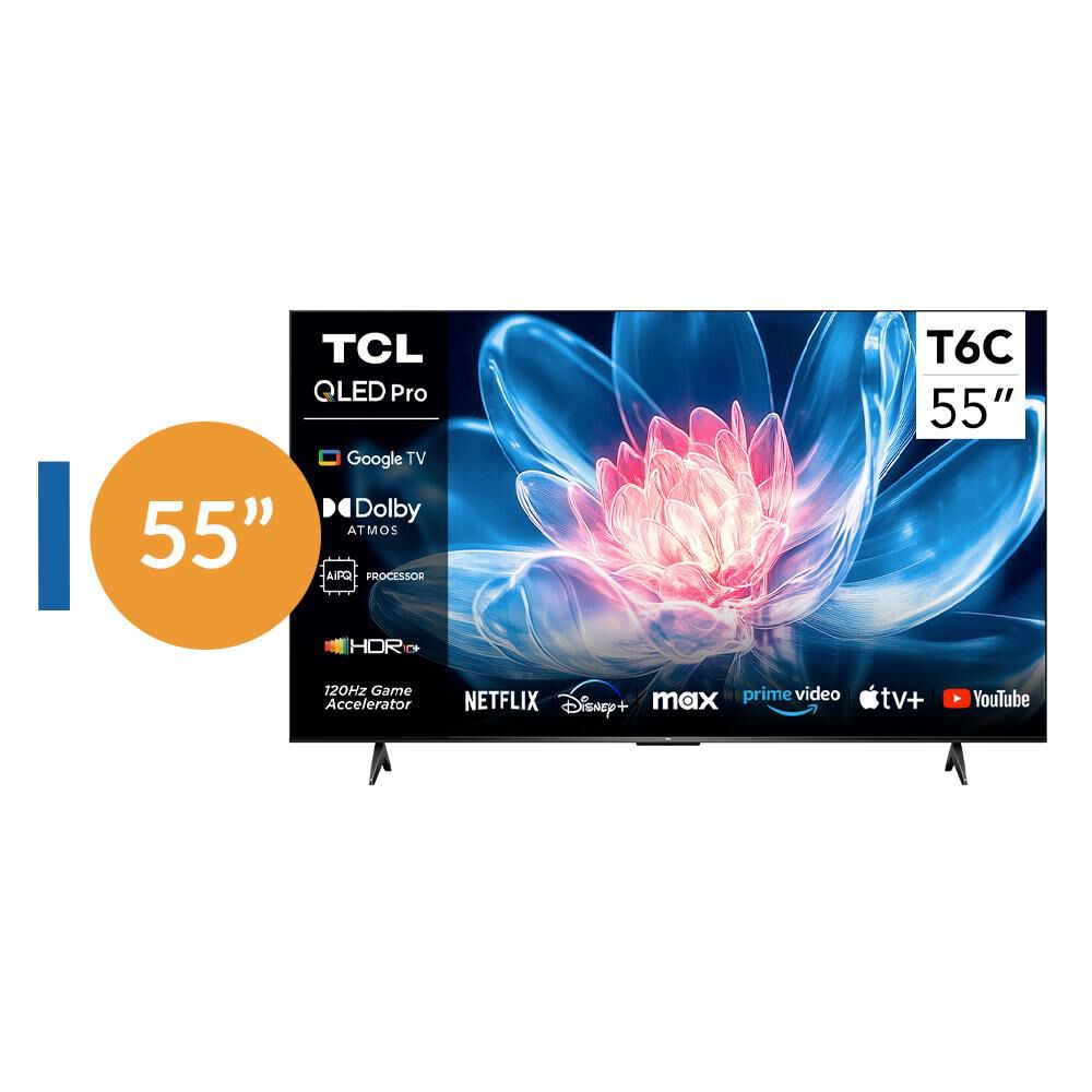 Qled 55" TCL 55T6C / Ultra HD 4K / Smart TV image number 0.0