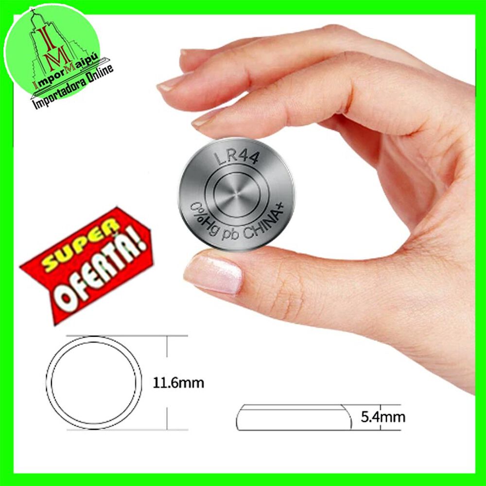 Pilas Lr44 Ag13 357a Cx44 Pila De Botón 1,5 V Para Relojes Luces Otros Lr44w image number 3.0