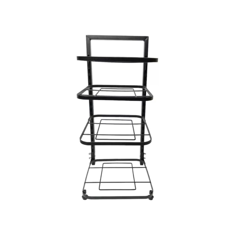 Estante Organizador Modular Ollas Sartenes Cocina Multiuso Negro image number 0.0