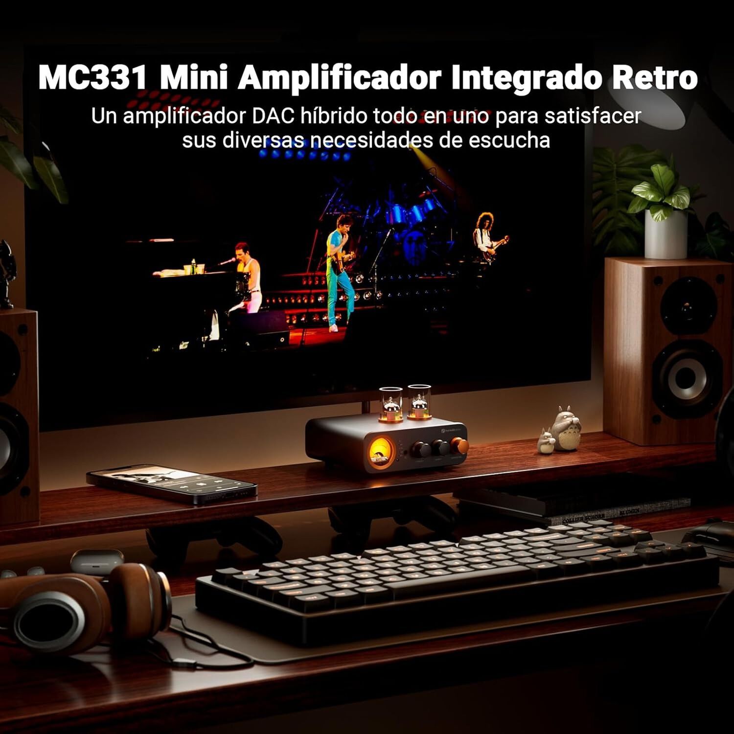 Amplificador Bluetooth Tubos Dac Vu Fosi Audio Mc331 image number 2.0
