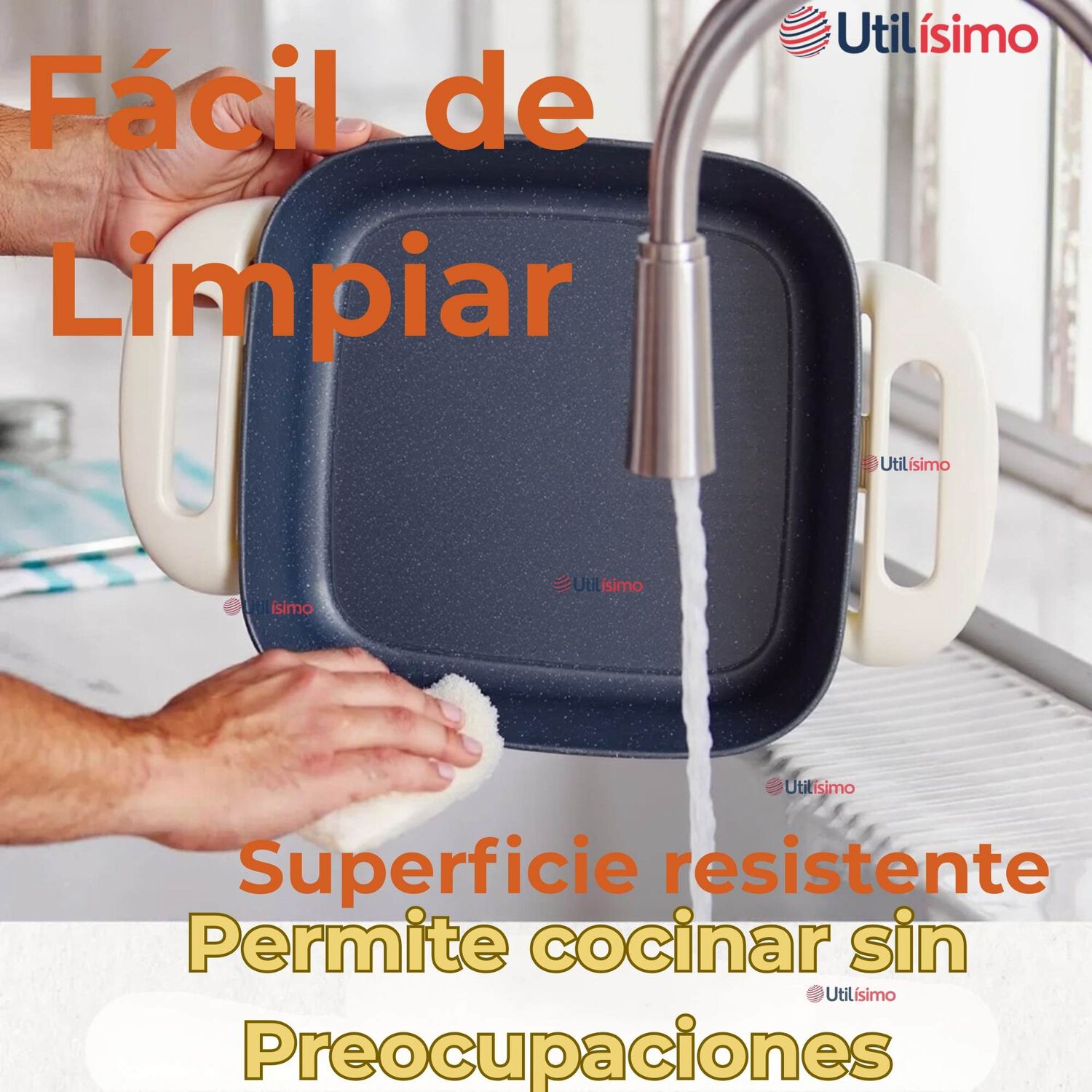 Sart&eacute;n El&eacute;ctrico Antiadherente Multifuncional 5 Litros 1200w De Potencia image number 8.0