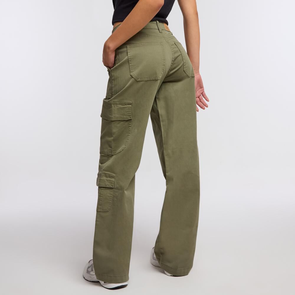 Pantalón Tiro Medio Cargo Mujer Freedom image number 3.0