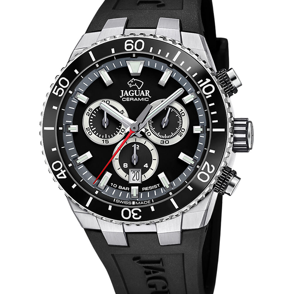 Reloj J1021/3 Jaguar Swiss Negro Hombre Ceramic image number 0.0