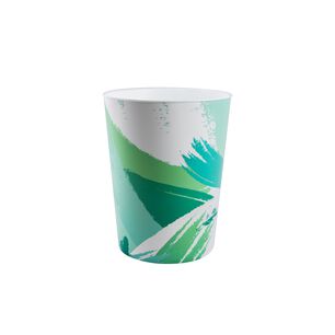 Papelero Sun Blanco Verde 6lt
