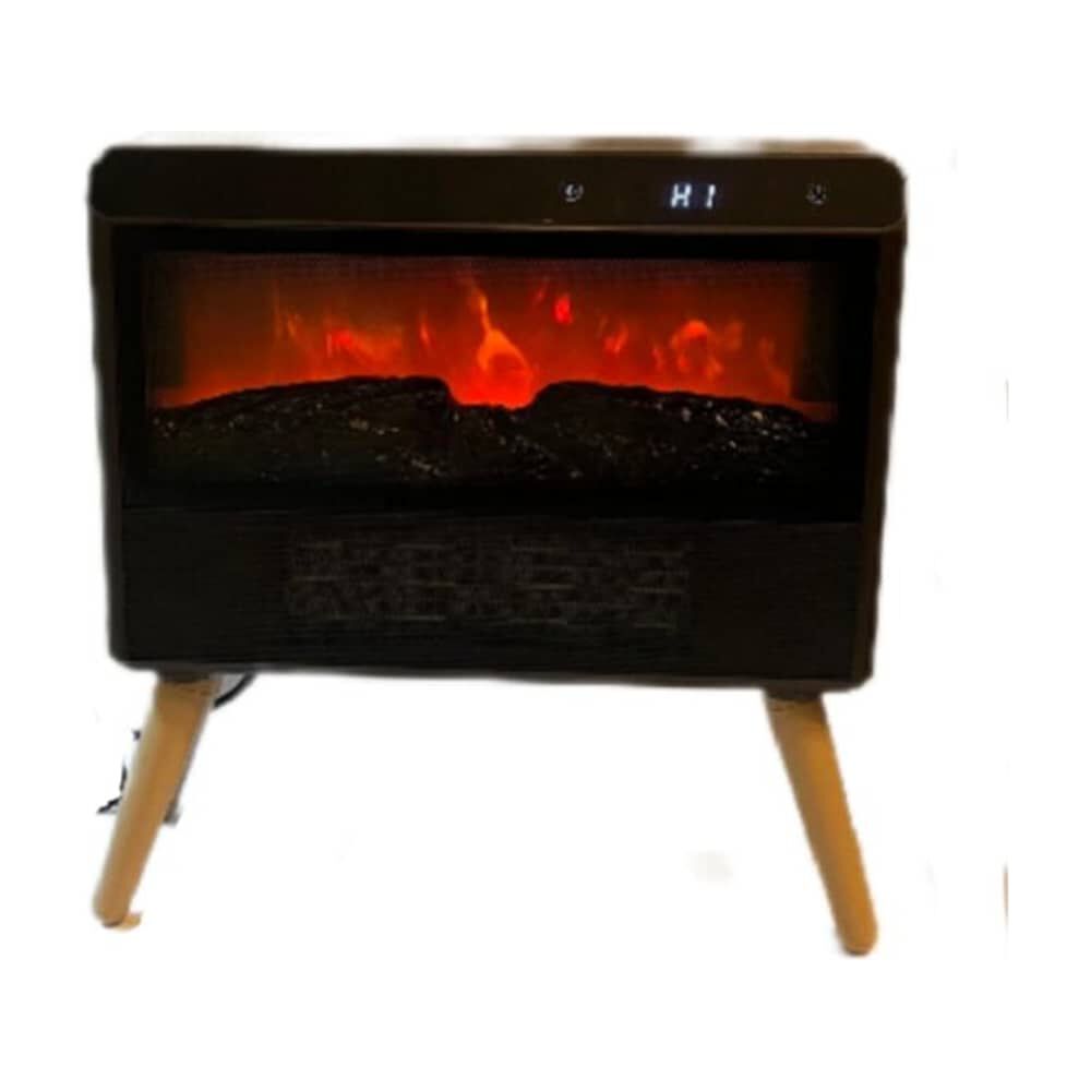 Chimenea El&eacute;ctrica Vintage Control Remoto Efecto Llama Real 3 D image number 2.0