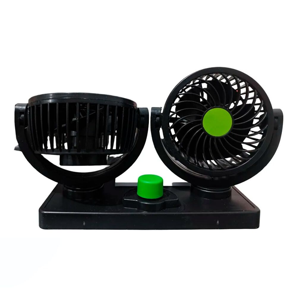Ventilador Doble Para Coche Ajustables 360 Grados Usb image number 2.0