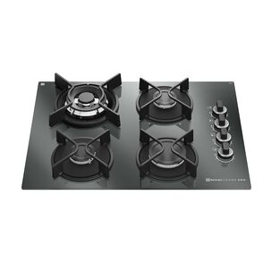 Encimera A Gas 4 Platos Home Pro Cocci&oacute;n Ke4hp Espejado