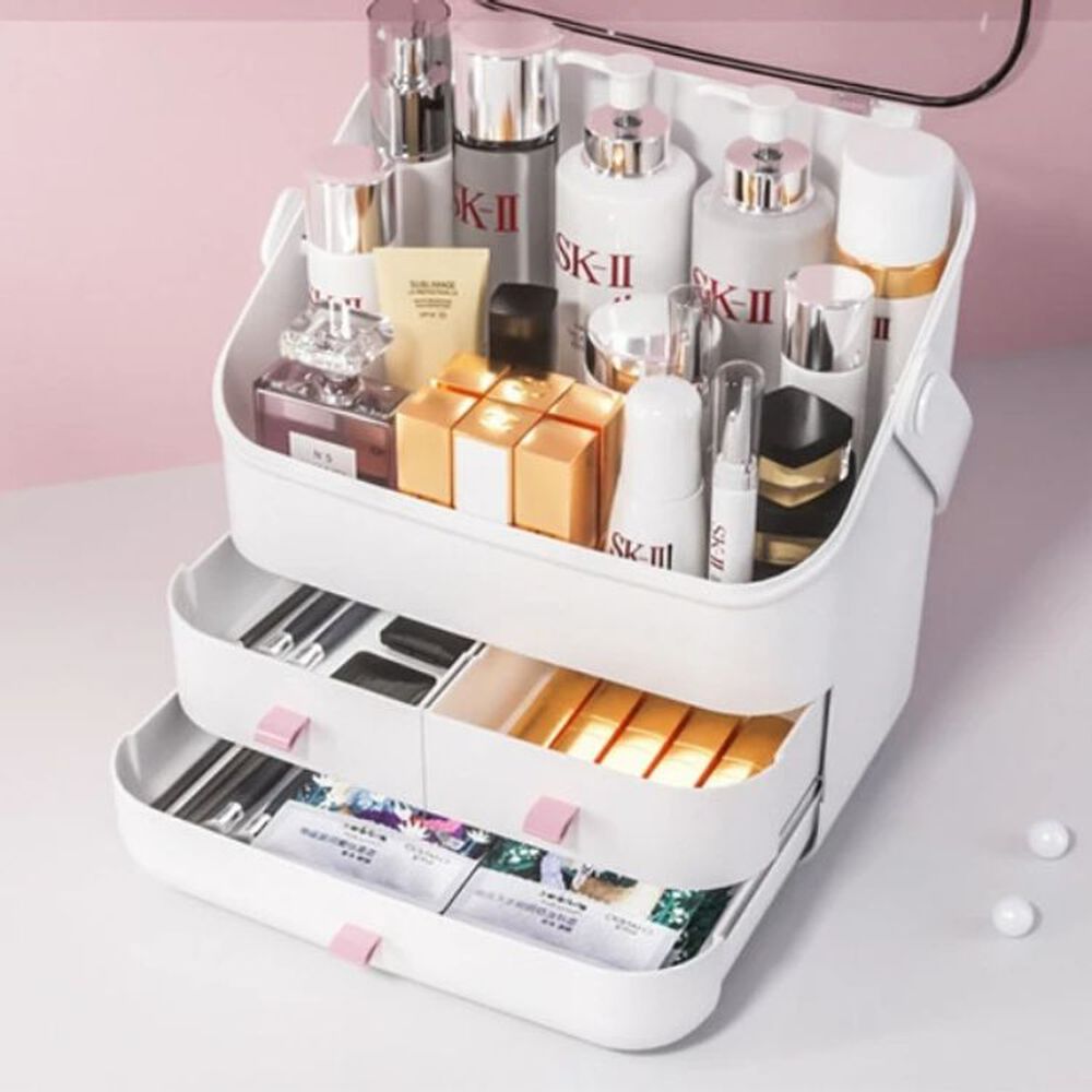 Caja Mostrador Portátil Organizador De Maquillaje Multiuso image number 2.0