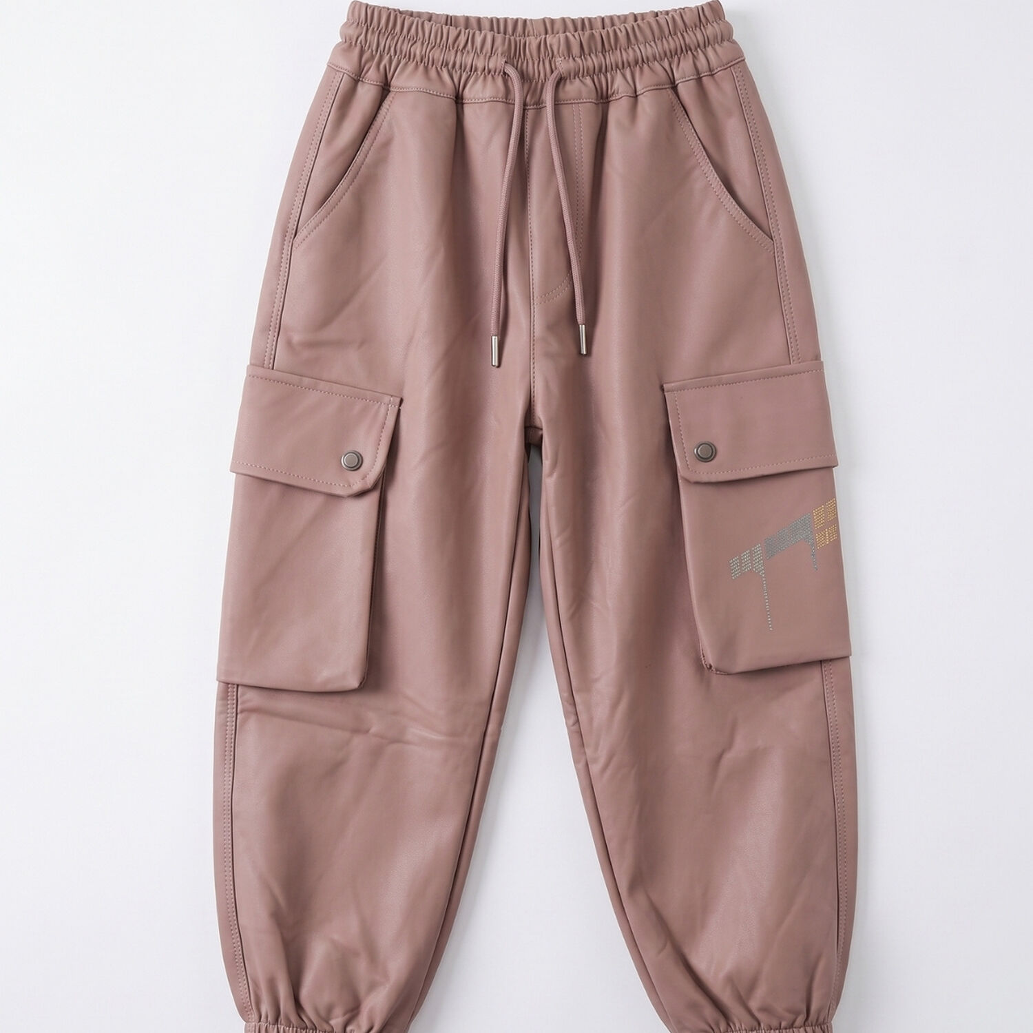 Pantalon Cargo Ni&ntilde;a Impermeable Jogger Moda Urbana Comodo image number 2.0