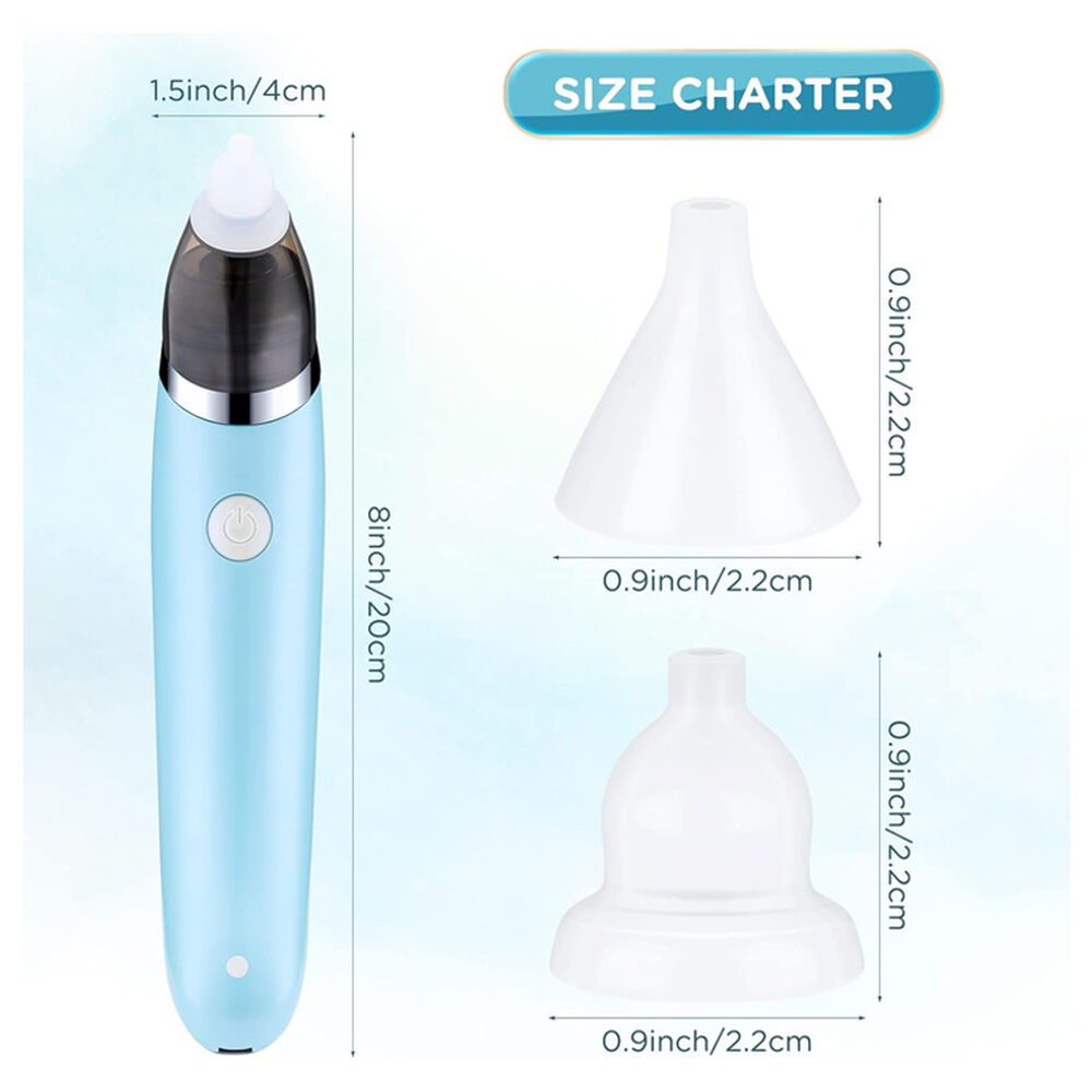 Aspirador Nasal Electrico Para Bebe Saca Mocos Recargable image number 2.0