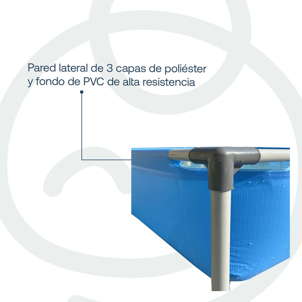 Piscina Estructural 152x152x33cm Besplash image number 3.0