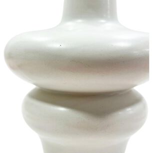 Florero Con Forma Blanco Az Home / 22 Cm