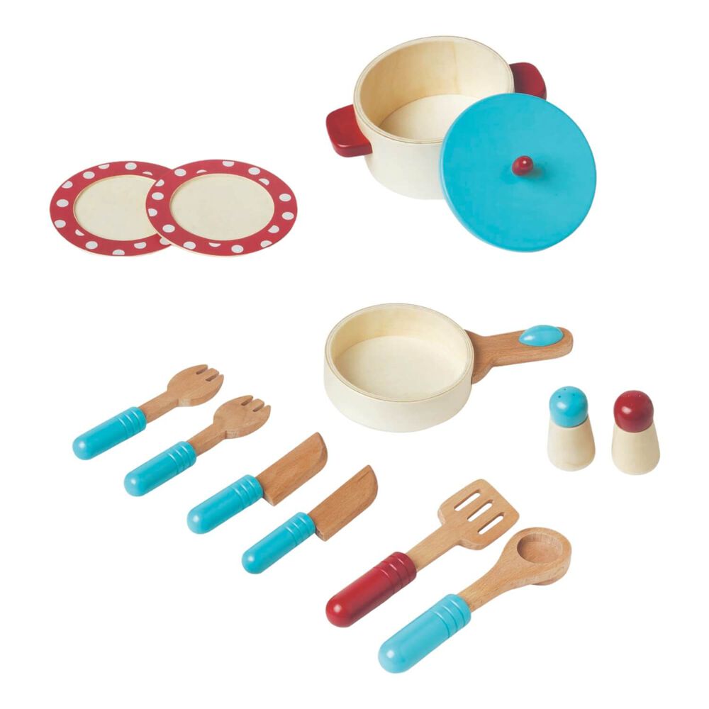 Accesorios Cocina Juguete De Madera 13 Piezas Gamepower image number 0.0