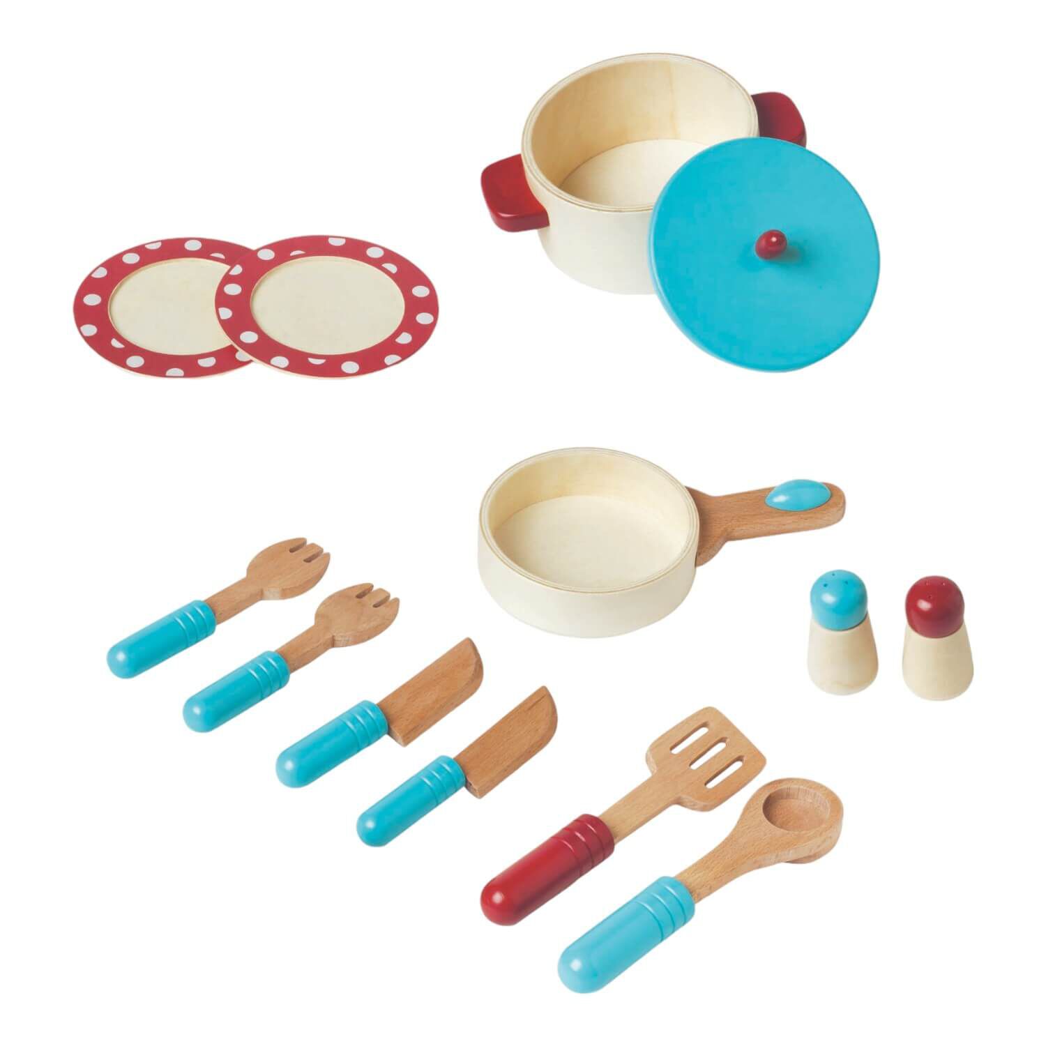 Accesorios Cocina Juguete De Madera 13 Piezas Gamepower image number 0.0