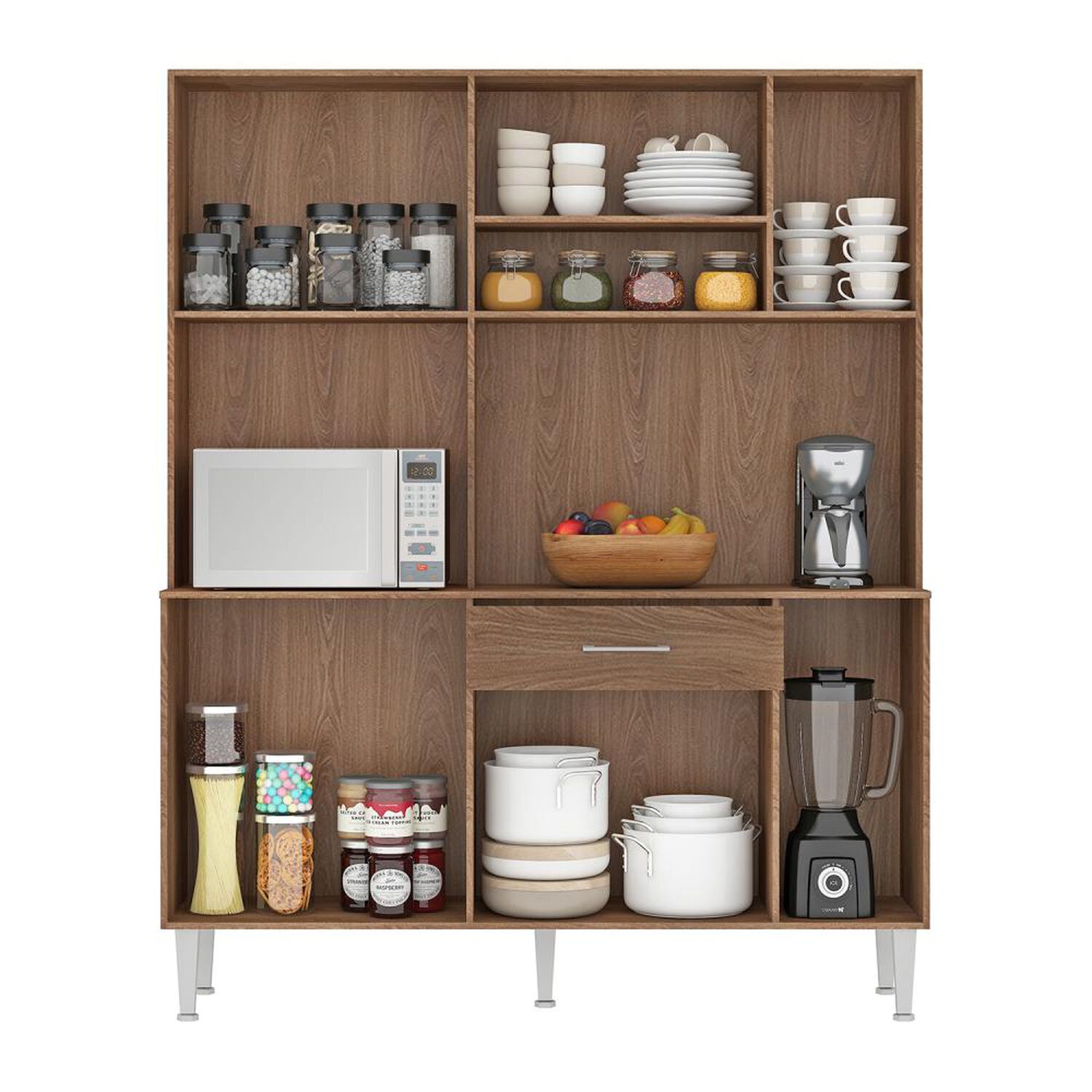 Mueble De Cocina Vekkahome Emi / 9 Puertas / 1 Caj&oacute;n image number 2.0