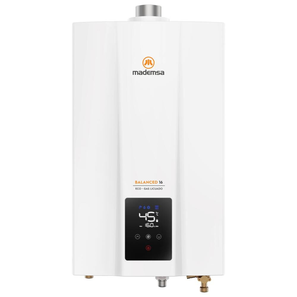 Calefont Mademsa Balanced 16 ECO GL / Gas Licuado / 16 Litros image number 0.0