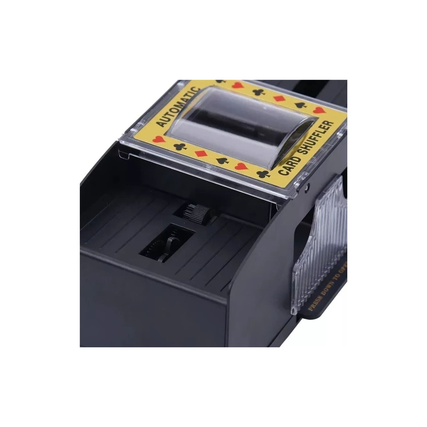 Mezclador Barajador Repartidor De Cartas Naipe Poker A Pilas image number 2.0
