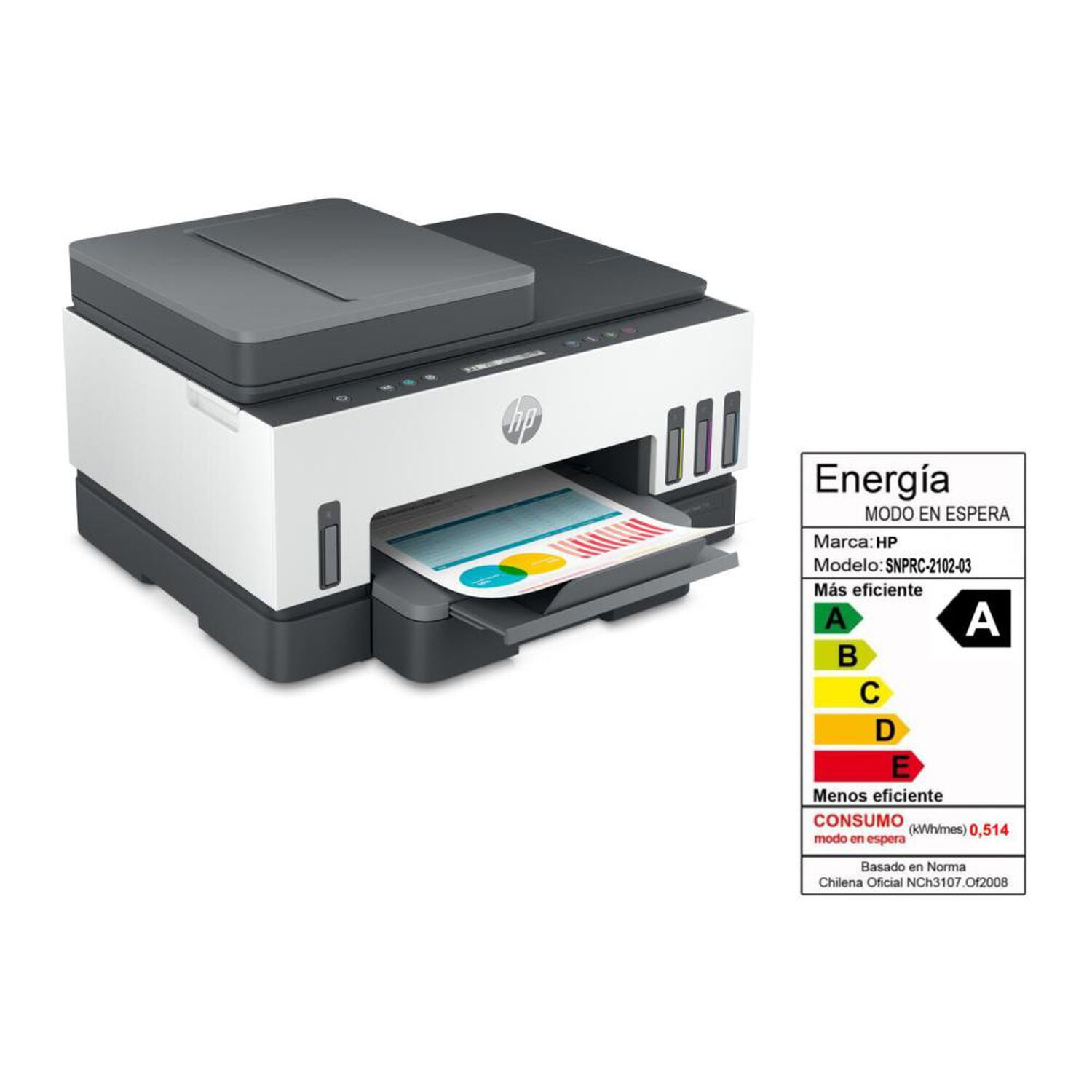 Impresora Multifuncional HP Smart Tank 750 image number 20.0