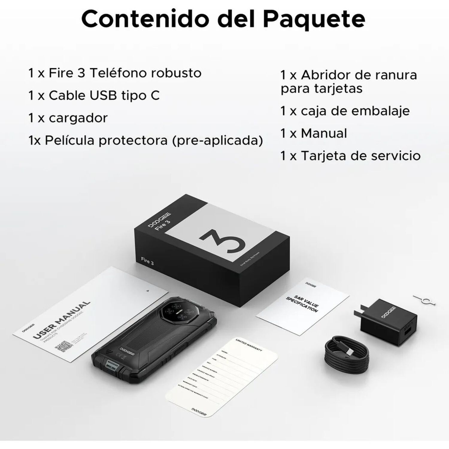 Doogee Fire 3 Rugerizado 5.5" Android 15 8.350mah Compacto image number 7.0